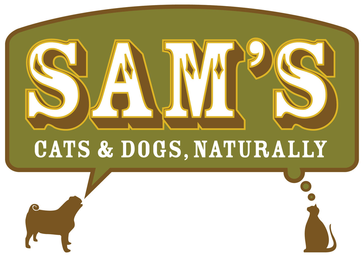 Sam's Cats & Dogs Naturally Logo